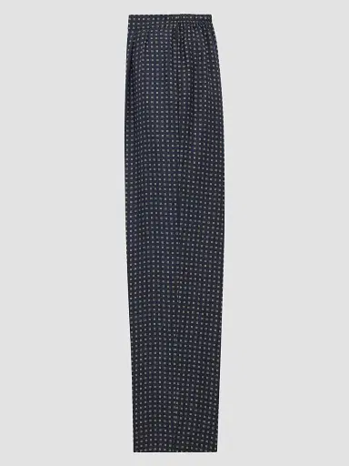 Saint Laurent Men's Pants in Square Silk - Marine | Thumbnail 2