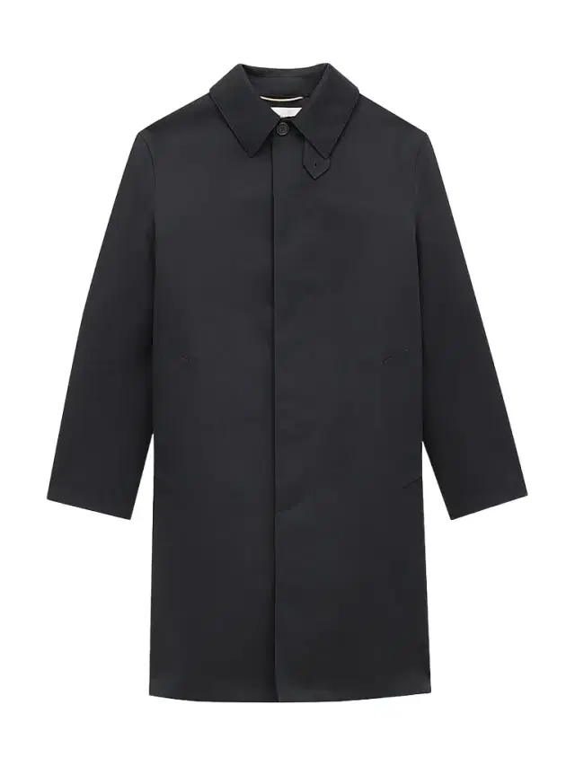 Women's Coat in Water-Repellant Canvas - Black