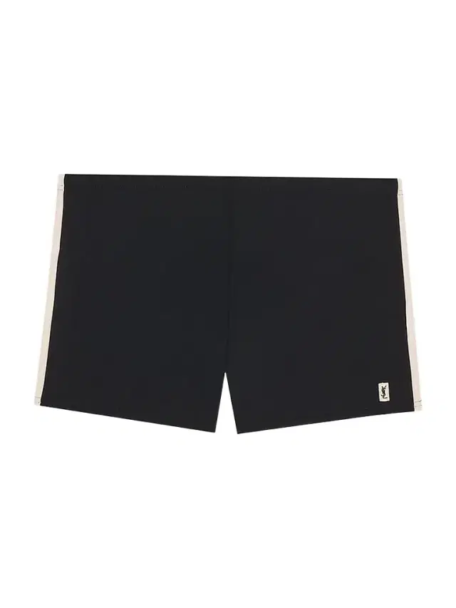 Men's Cassandre Swim Shorts - Noir Ecru