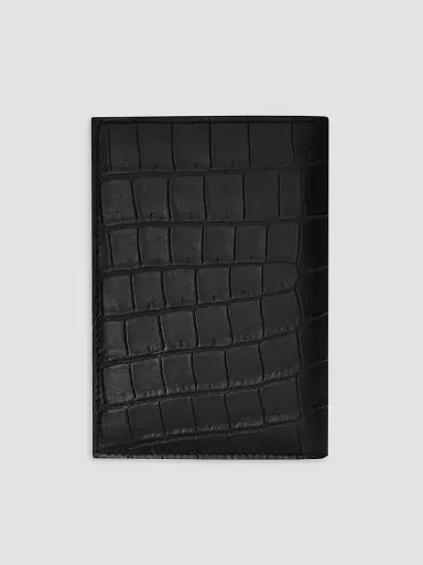 Saint Laurent Men's Tiny Cassandre Credit Card Wallet - Black | Thumbnail 3