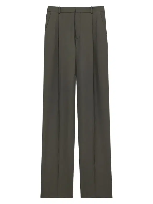 Women's Pants in Grain De Poudre - Grey