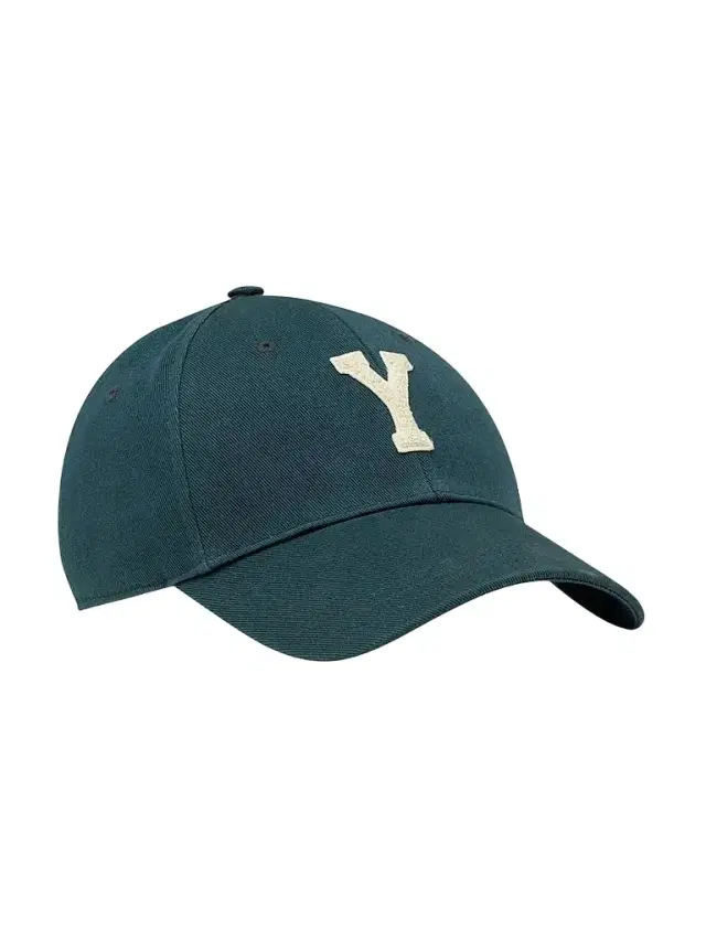 Saint Laurent Men's Y Varsity Cap in Gabardine - Green