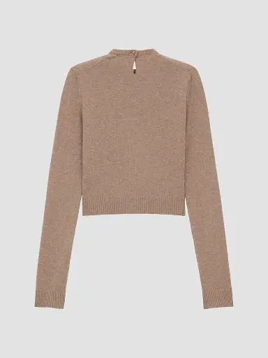 Saint Laurent Women's Crewneck Sweater in Wool | Thumbnail 2 Saint Laurent Women's Crewneck Sweater in Wool | Thumbnail 2