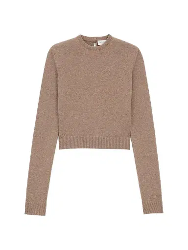Saint Laurent Women's Crewneck Sweater in Wool | Thumbnail 1 Saint Laurent Women's Crewneck Sweater in Wool | Thumbnail 1
