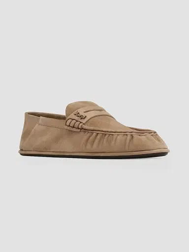 Saint Laurent Men's Le Loafers Foldable in Suede | Thumbnail 2 Saint Laurent Men's Le Loafers Foldable in Suede | Thumbnail 2
