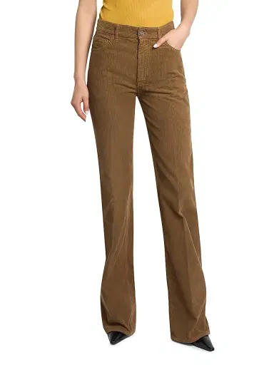 Saint Laurent Women's 70's Pants in Corduroy | Thumbnail 3 Saint Laurent Women's 70's Pants in Corduroy | Thumbnail 3