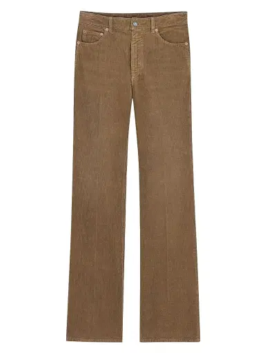Saint Laurent Women's 70's Pants in Corduroy | Thumbnail 1 Saint Laurent Women's 70's Pants in Corduroy | Thumbnail 1