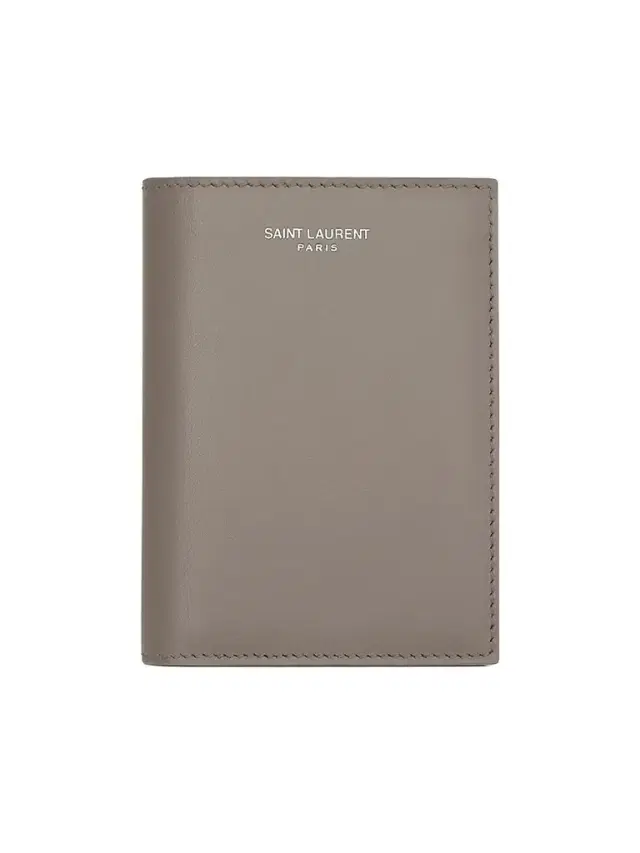 Saint Laurent Men's Credit Card Wallet in Smooth Leather - Light Taupe