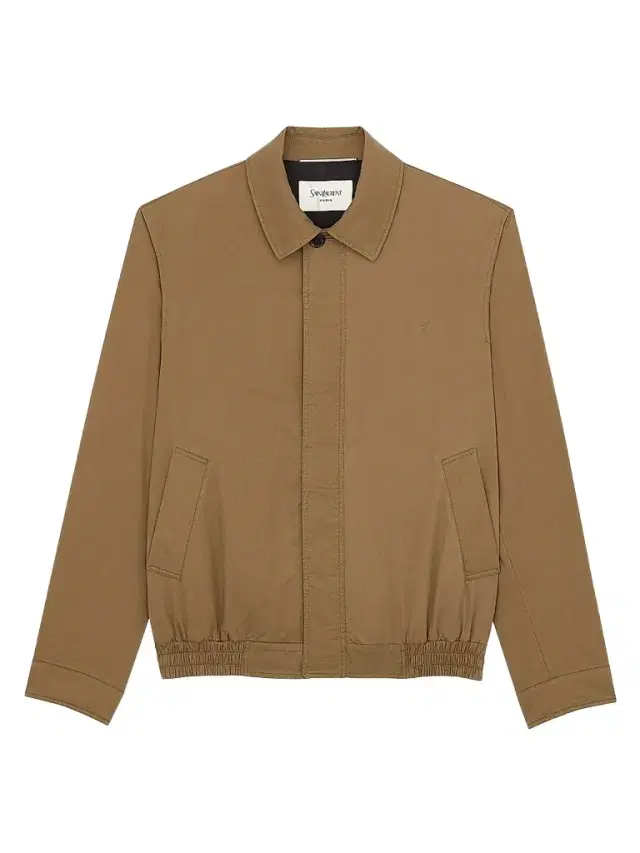 Men's Cassandre Short Jacket in Cotton Serge - Taupe Caucase