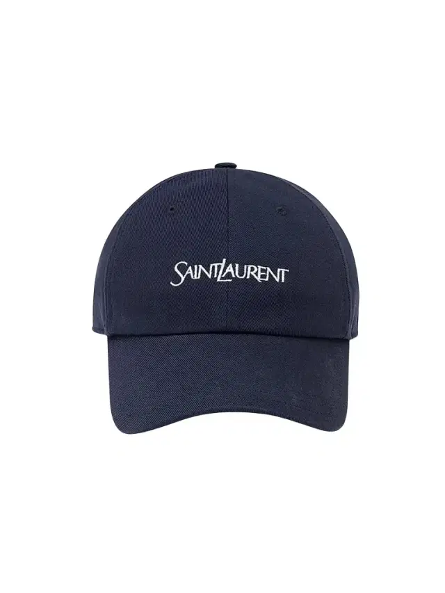 Saint Laurent Men's Cap in Cotton Gabardine - Navy Blue