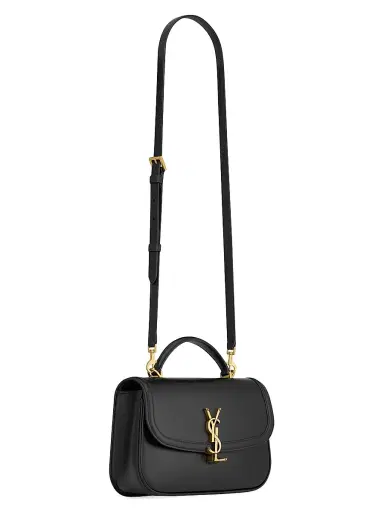 Saint Laurent Women's Solferino Top Handle Bag in Box - Black | Thumbnail 3 Saint Laurent Women's Solferino Top Handle Bag in Box - Black | Thumbnail 3