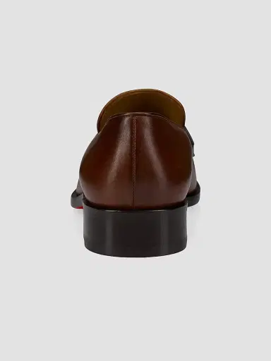 Christian Louboutin Men's Chambelimoc Leather Loafers - Havane - Size 11.5 | Thumbnail 3