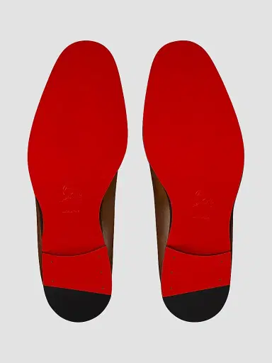 Christian Louboutin Men's Chambelimoc Leather Loafers - Havane - Size 11.5 | Thumbnail 5