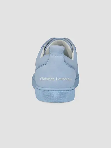 Christian Louboutin Men's Louis Jr Spikes Canopy Orlato Low-Top Sneakers | Thumbnail 3 Christian Louboutin Men's Louis Jr Spikes Canopy Orlato Low-Top Sneakers | Thumbnail 3