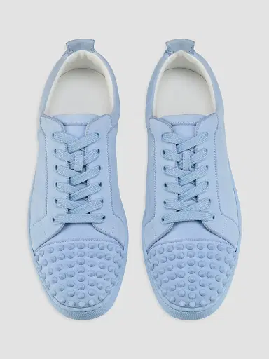 Christian Louboutin Men's Louis Jr Spikes Canopy Orlato Low-Top Sneakers | Thumbnail 4 Christian Louboutin Men's Louis Jr Spikes Canopy Orlato Low-Top Sneakers | Thumbnail 4