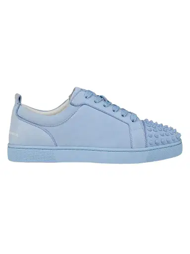 Christian Louboutin Men's Louis Jr Spikes Canopy Orlato Low-Top Sneakers | Thumbnail 1 Christian Louboutin Men's Louis Jr Spikes Canopy Orlato Low-Top Sneakers | Thumbnail 1