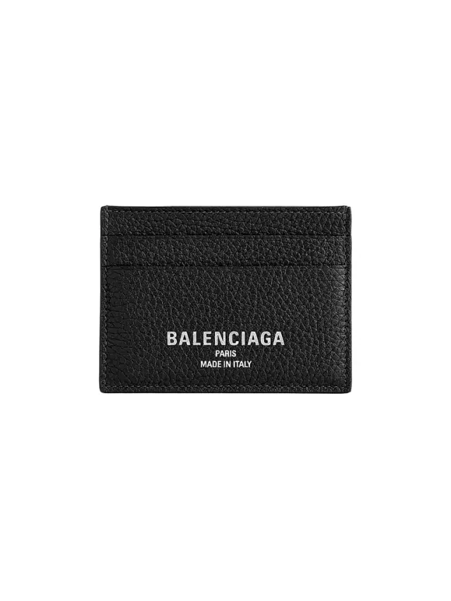 Balenciaga Men's Credit Card Holder - Black