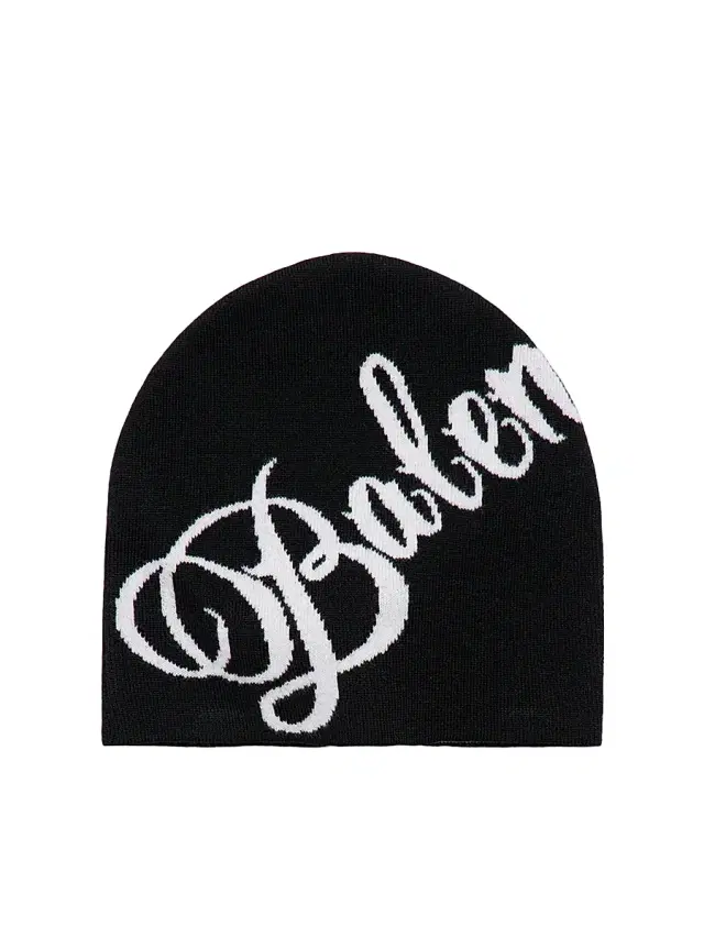 Men's Big B Beanie - Black White