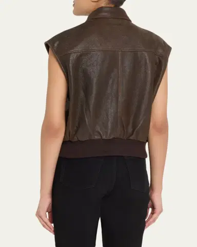 Haikure Val Nappa Leather Vest | Thumbnail 3 Haikure Val Nappa Leather Vest | Thumbnail 3