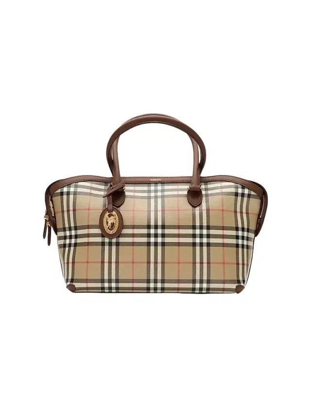 Burberry Women's Check Zipped Tote - Archive Beige