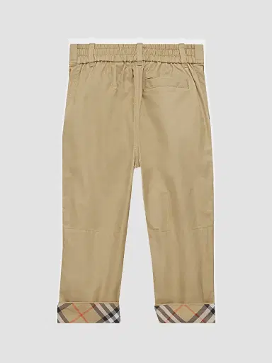 Burberry Baby Boy's, Little Boy's & Boy's Sheldon Check Cuff Pants - Sand - Size 3 | Thumbnail 2