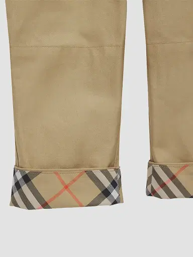 Burberry Baby Boy's, Little Boy's & Boy's Sheldon Check Cuff Pants - Sand - Size 3 | Thumbnail 3