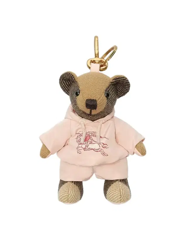 Burberry Women's Thomas Equestrian Knight-Embroidered Bear Charm - Pink