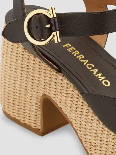 Ferragamo Women's Nerea 90MM Leather Espadrille Sandals - Naturale Biscotto - Size 11 | Thumbnail 7 Ferragamo Women's Nerea 90MM Leather Espadrille Sandals - Naturale Biscotto - Size 11 | Thumbnail 7