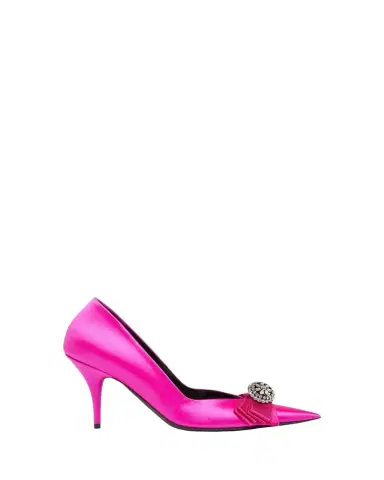 Balenciaga 110mm Avenue Palazzo Embellished Satin Pumps | Thumbnail 1 Balenciaga 110mm Avenue Palazzo Embellished Satin Pumps | Thumbnail 1