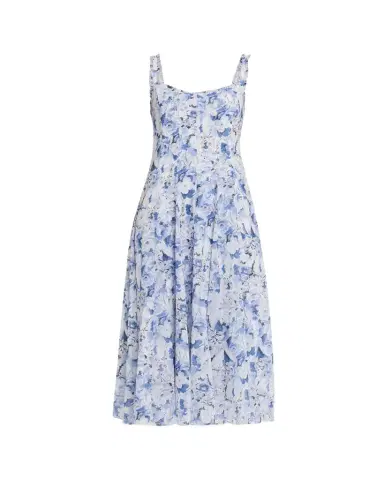 Cinq à Sept Marmo Heirloom Petals Midi Dress | Thumbnail 1 Cinq à Sept Marmo Heirloom Petals Midi Dress | Thumbnail 1