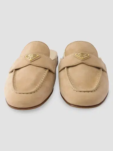 Prada Women's Nubuck Mules | Thumbnail 2 Prada Women's Nubuck Mules | Thumbnail 2