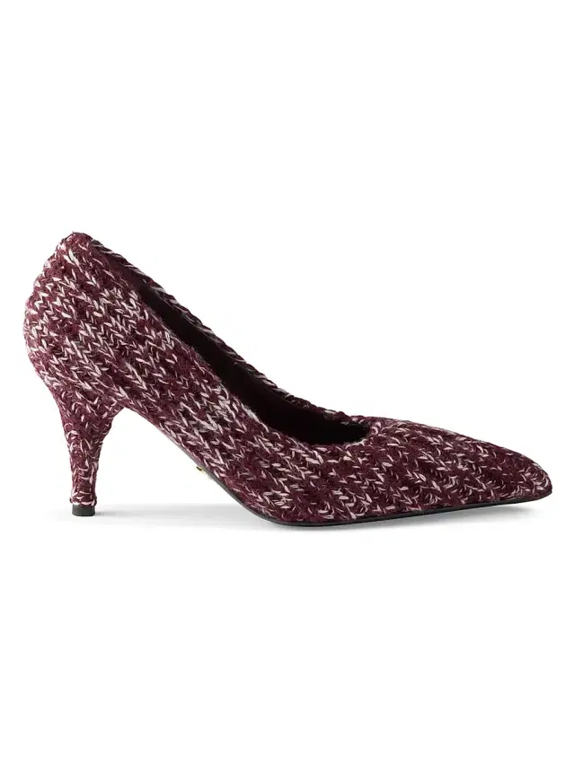 Women's Knit Pumps - Red