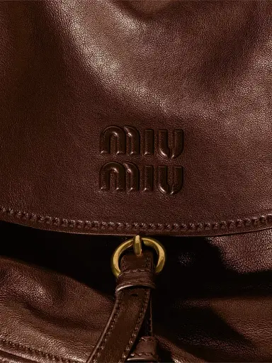 Miu Miu Women's Leather Hobo Bag | Thumbnail 5 Miu Miu Women's Leather Hobo Bag | Thumbnail 5