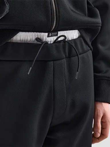 Prada Men's Technical Jersey Pants - Black - Size Medium | Thumbnail 6 Prada Men's Technical Jersey Pants - Black - Size Medium | Thumbnail 6