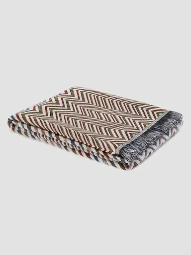 Missoni Antwan Zigzag Wool-Blend Throw Blanket | Thumbnail 5 Missoni Antwan Zigzag Wool-Blend Throw Blanket | Thumbnail 5