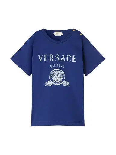 Versace Baby's & Little Kid's Varsity Print T-Shirt - Cobalt Blue - Size 3 | Thumbnail 1
