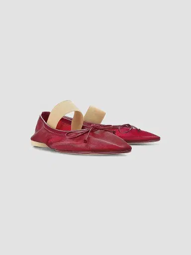 MM6 MAISON MARGIELA Women's Elastic Mesh Ballet Flats | Thumbnail 2