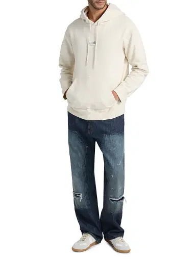 MM6 MAISON MARGIELA Men's Numeric Cotton Hoodie | Thumbnail 2 MM6 MAISON MARGIELA Men's Numeric Cotton Hoodie | Thumbnail 2