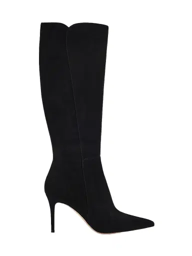 Gianvito Rossi Women's 85MM Suede Stiletto Knee High Boots - Nero Black - Size 12 | Thumbnail 1 Gianvito Rossi Women's 85MM Suede Stiletto Knee High Boots - Nero Black - Size 12 | Thumbnail 1