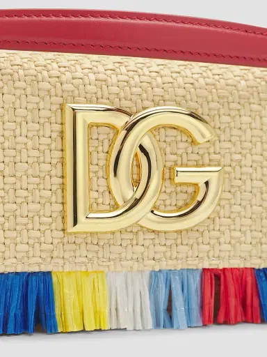 Dolce & Gabbana Women's Fringed Raffia Shoulder Bag | Thumbnail 4