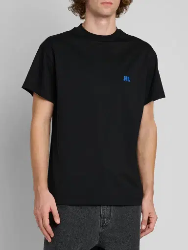 Jil Sander Men's Embroidered Logo Crewneck T-Shirt | Thumbnail 4 Jil Sander Men's Embroidered Logo Crewneck T-Shirt | Thumbnail 4