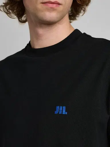 Jil Sander Men's Embroidered Logo Crewneck T-Shirt | Thumbnail 5 Jil Sander Men's Embroidered Logo Crewneck T-Shirt | Thumbnail 5