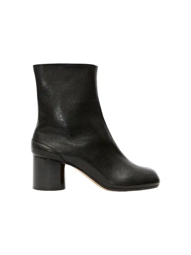 Maison Margiela Women's Tabi Split-Toe Leather Boots - Black