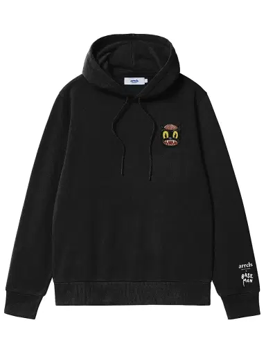 Arrels Barcelona Men's Small Cat Cotton Hoodie - Black - Size XXL | Thumbnail 1
