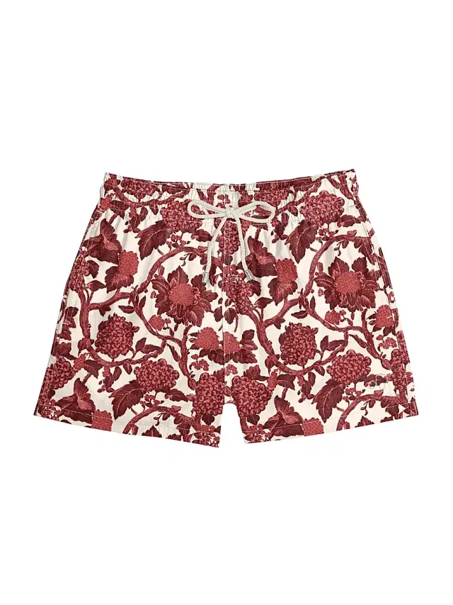 Arrels Barcelona Men's Red Kabak Swim Shorts - Red