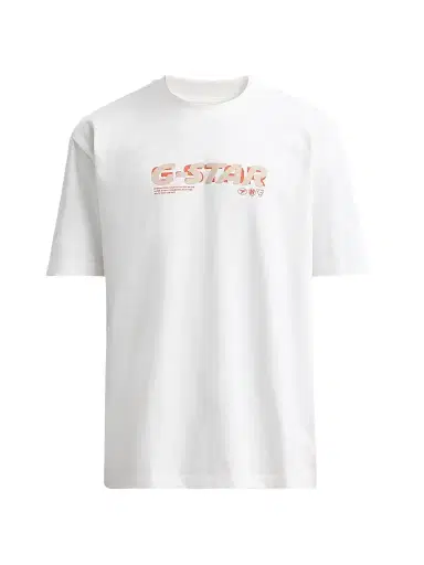 G-Star Men's Two Way Logo Crewneck T-Shirt - White - Size XXL | Thumbnail 1 G-Star Men's Two Way Logo Crewneck T-Shirt - White - Size XXL | Thumbnail 1