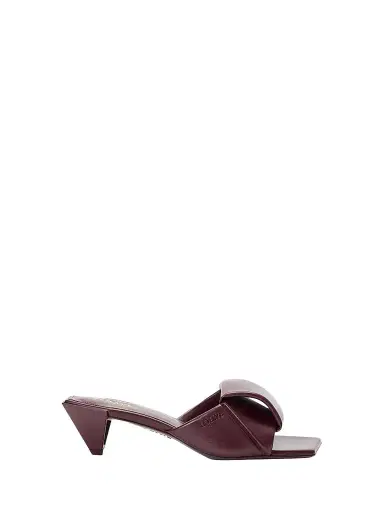 Loewe Women's Origami 45MM Leather Mules | Thumbnail 1 Loewe Women's Origami 45MM Leather Mules | Thumbnail 1