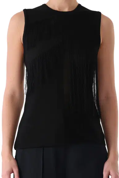 Jason Wu Collection SLEEVELESS FRINGE KNIT TOP | Thumbnail 2