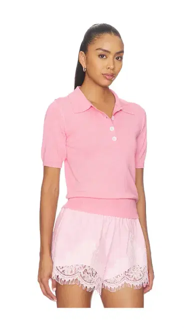 Maude Club Darcy Polo Top | Thumbnail 2