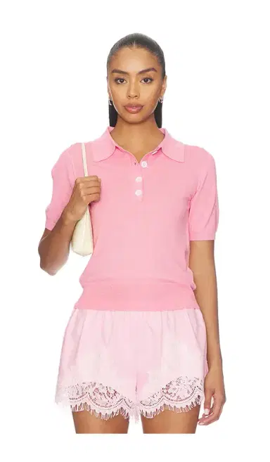 Maude Club Darcy Polo Top | Thumbnail 1